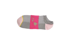 Plame Tree Pattern Couleurs vives de différents styles pour chaussettes de bateau pour femmes