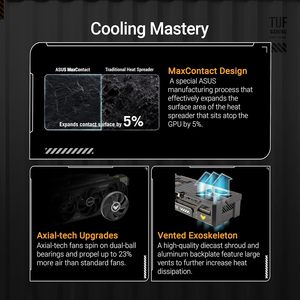 Tarjeta Gráfica TUF Gaming GeForce RTX 5080 16GB GDDR7 512 Bit con Ventilador PCIe 5.0 para DisplayPort al por Mayor - Product Image 4