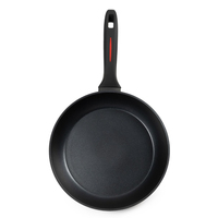 Wajan penggorengan anti lengket hitam, peralatan masak Set aluminium tempa 20cm 22cm 24cm 26cm 28cm 30cm