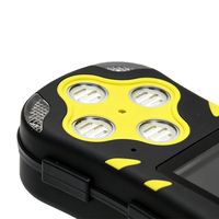 DUOTESI Promotion Spéciale : Testeur d'alarme de diffusion Ex Ib IIC T4, Analyseur de COV, Léger (200g), Écran LCD TFT couleur, Protection IP54, Données USB