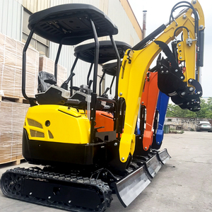 送料無料ミニショベル1.5トン農業用ショベルミニクローラーEPAクボタエンジン2トン小型ミニショベル - Product Image 1