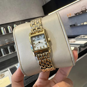 Nouvelle Arrivée Montre Femme H de Luxe Léger en Alliage avec Bracelet en Acier, Montre-Bracelet Carrée Simple à Quartz Tendance pour Étudiantes - Product Image 5