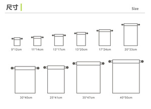 Sac à linge en toile brodée blanche en gros, réutilisable, recyclable, joli sac en coton avec cordon de serrage - Product Image 6