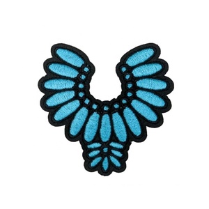 Batı kamyon şoförü şapkaları için tasarımcı işlemeli dimi kumaş özel demir-on yamalar-sürdürülebilir çok fonksiyonlu - Product Image 6