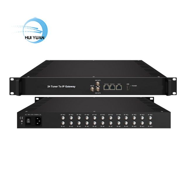 HYCOM HY-IP24 CATV 24-Tuner with PoE 4G Wi-Fi 3G GSM SDK GPRS TCP/IP Gateway Aluminum 1 Year Warranty