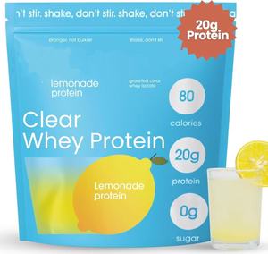 Proteína en Polvo Transparente 20G para Mujeres y Hombres, Envío Directo desde Almacén en EE. UU. |   Aislado de Suero de Leche de Animales Alimentados con Pasto, Sin Azúcar, Sin Lactosa - Product Image 1