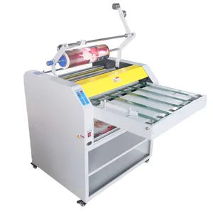 SMFM650C 630mm A2 A3 A4 Semi-automatic can auto cut thermal film lamination machine with paper receiving table