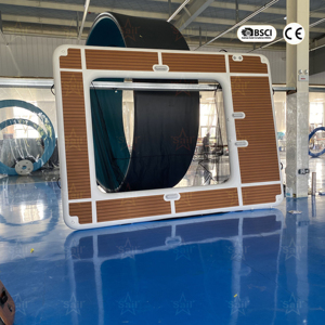Plateforme flottante gonflable sur mesure pour <span class=keywords><strong>piscine</strong></span>, protection pour <span class=keywords><strong>piscine</strong></span>, plateforme flottante en Drop Stitch pour la mer et l'océan - Product Image 1