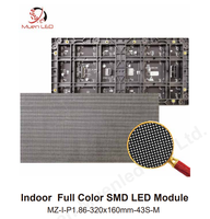 Module d'affichage vidéo LED intérieur P1.86, 320x160mm, affichage LED SMD1515 durable