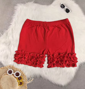 Shorts a juego para hermanas RTS, color caramelo, con volantes, al por mayor, para bebés y niñas pequeñas, de algodón, coloridos, de verano - Product Image 5