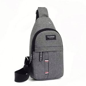 Outdoor Casual Sport Side for Men's Chest Youth Messenger Fashion <b>Small</b> Crossbody Trend Solid Color Single <b>Shoulder</b> <b>Bag</b> - Product Image 2