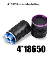 Lampe de poche UV portable puissante 365nm lumière noire lampe de poche UV haute puissance rechargeable par USB pour détecteur d'urine pour animaux de compagnie