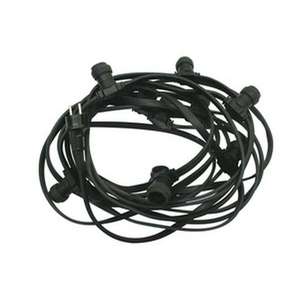 Ghirlanda con 10 lampadine E27, lunghezza 10m, ideale per decorare spazi esterni e interni e creare atmosfere accoglienti. - Product Image 1