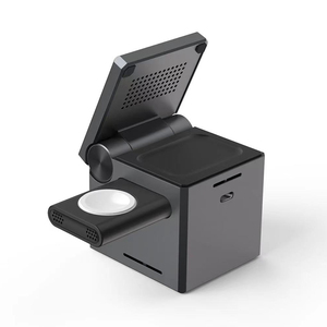 <span class=keywords><strong>Cargador</strong></span> inalámbrico plegable de cubo magnético 3 en 1 para <span class=keywords><strong>IPhone</strong></span> <span class=keywords><strong>Apple</strong></span> Smart <span class=keywords><strong>Watch</strong></span> <span class=keywords><strong>Airpods</strong></span> - Product Image 4