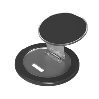 Support de téléphone pliable antichoc magnétique puissant rotatif à 360 degrés en alliage d'aluminium avec logo personnalisé FGX X22