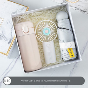 Miniventilador, taza de paraguas con pajita, toalla, jabón, caja de dulces, juego de velas perfumadas, estilo gratis para devolución de boda y cumpleaños - Product Image 5