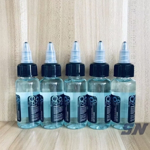 Limpiador Espumoso Azul de 1.35oz, Botella Pequeña, Solución Calmante para Limpieza de Piel con Tatuajes, para Herramientas de Artistas de PMU - Product Image 1