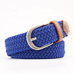 Ceintures élastiques tressées pour enfants, garçons et filles, pour jeans, uniformes scolaires, pantalons, avec boucle - Product Image 1