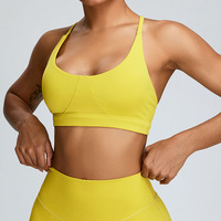 Lcool nouveau Style Sexy fines bretelles sport soutien-gorge bout à bout Shorts deux pièces Gym Yoga ensemble costume femmes entraînement Fitness vêtements actifs