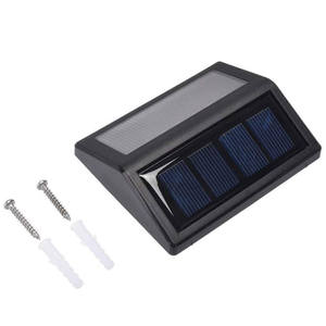 Luce di gradino principale <span class=keywords><strong>solare</strong></span> all'aperto laterale del difensore della scala della superficie del giardino del recinto resistente alle intemperie di plastica impermeabile IP55 di bassa tensione - Product Image 1