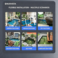Nouveau type de système de filtration à tambour rotatif intelligent à micro-filtration et auto-épurateur, facile à nettoyer, 25m³/h, pour bassin à poissons koï et aquaculture RAS, à vendre