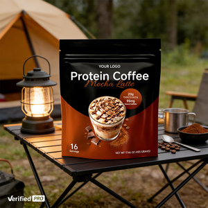 Café en Polvo de Proteína de Hongos Orgánicos Halal de Marca Blanca, Top 10, Sin Azúcar, con Especias y Hierbas, Sabor Suave - Product Image 5