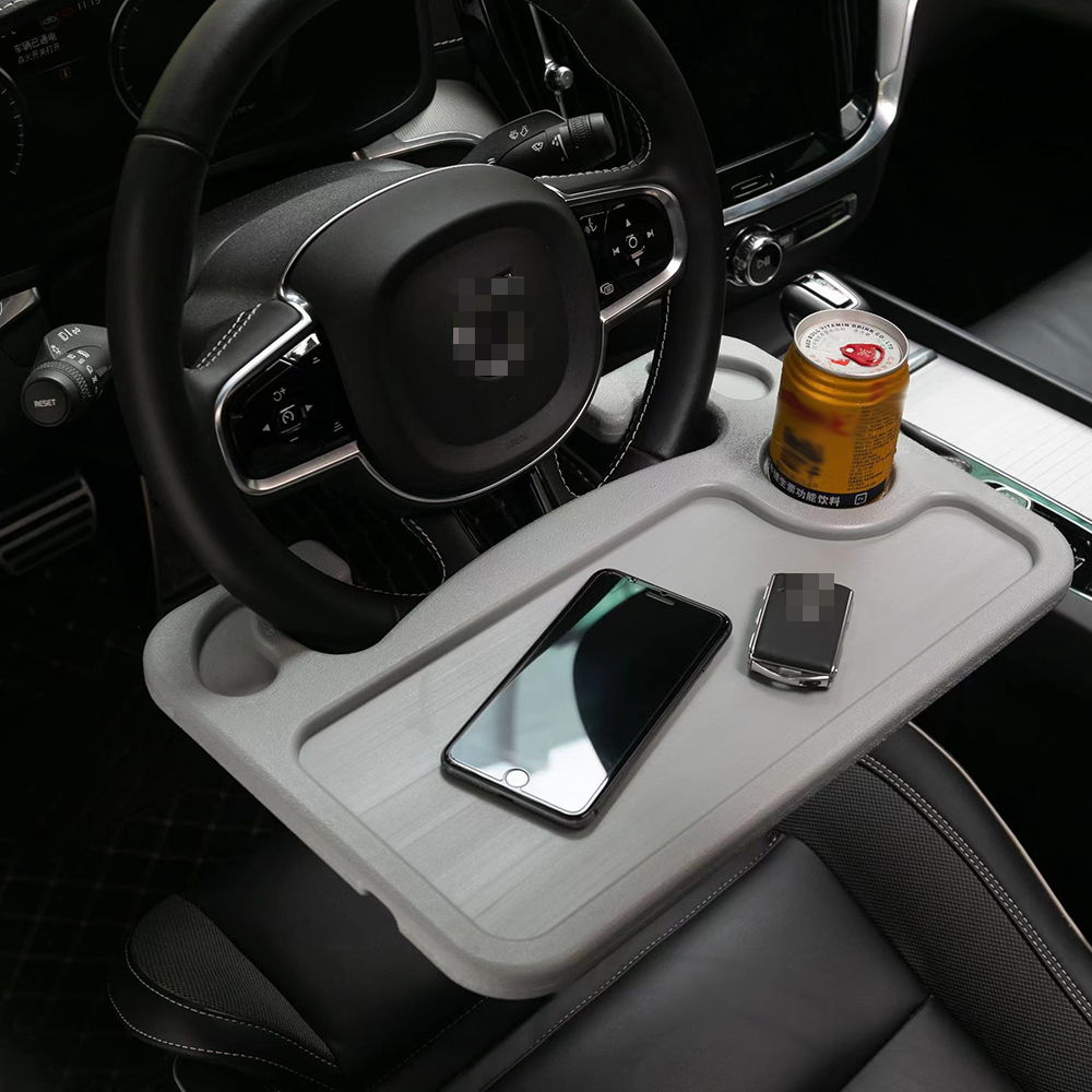 Переносной Автомобильный поднос на руль под заказ, пластиковая автомобильная подставка под руль, для ноутбука, еды