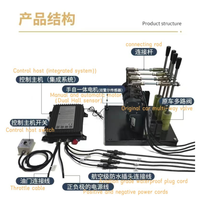 Télécommande sans fil proportionnelle Wtau, protection IP68, portée 50-500m, 4 joysticks, 433HZ 100mW, pour grue, camion, garantie 1 an