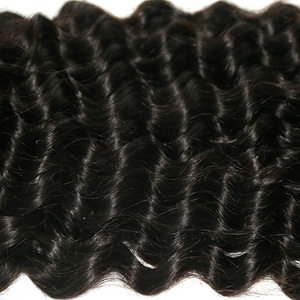 Remy brasileño de la onda profunda del pelo humano textura y extensión del pelo querido/onda profunda Remy teje - Product Image 4