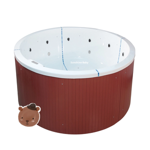 Baignoire-piscine autoportante moderne pour enfants Yiqin 1,8 <span class=keywords><strong>m</strong></span> avec massage (bain à remous) en acrylique écologique - Product Image 2