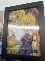 Affiche animée 3D lenticulaire japonaise avec cadre, effet de mouvement, en PET, faible MOQ, vente en gros
