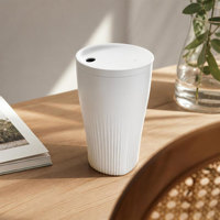 Mug de voyage en plastique PP de qualité alimentaire, directement de l'usine, tasse à café portable, design moderne minimaliste, couvercle amovible, pour boire directement