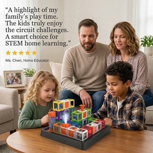 Kit électronique STEM Labyrinthe de circuits 3D, jeu de logique à 60 niveaux avec boule flottante à LED, jouet scientifique pour enfants de 8 à 14 ans - Product Image 3