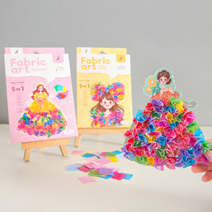 Kit d'Art Créatif Personnalisé DIY Princesse Rêveuse pour Filles - Ensemble de Peinture Tufting Moelleuse avec Autocollants de Déguisement - Product Image 4