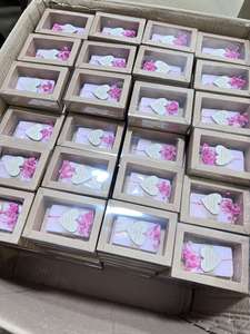 Cadeau personnalisé pour la Saint-Valentin 2026, boîte en acrylique, savon en forme de rose, fleur de <span class=keywords><strong>pampas</strong></span>, lavande, cadeau séparé pour maman - Product Image 3