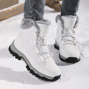 Bottes de <span class=keywords><strong>randonnée</strong></span> décontractées d'hiver de haute qualité pour femmes chaussures en peluche chaudes bottes de <span class=keywords><strong>neige</strong></span> épaisses antidérapantes pour femmes vente en gros - Product Image 3