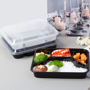 Hộp Đựng Chuẩn Bị Bữa Ăn Hộp Đựng Thực Phẩm Bằng Nhựa 4 Ngăn Hộp Đựng Thực Phẩm 6 Ngăn Hộp Ăn Trưa Mang Đi Có Ngăn Chia - Product Image 5