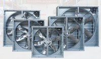 Ventilateur d'extraction électrique extérieur Qingzhou 1270 mm à roulement à billes, grande capacité de ventilation, idéal pour la refroidissement des fermes avicoles et des serres - Vente chaude