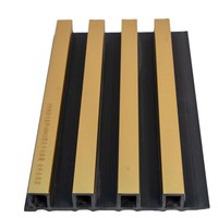 Panneau mural PVC multi-styles, panneau mural rainuré WPC pour intérieur, revêtement composite bois-plastique pour la décoration