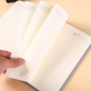 Pu Leather A5 Size Financial Custom Hardcover Logo Embossed Notebooks with 160 Pages - Product Image 4