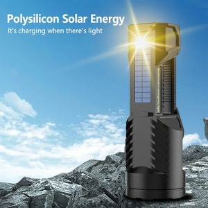 Nuevo Reflector Solar P70, Linterna LED Multifuncional para Exteriores, Linterna de Alta Potencia, Lámpara de Mano USB de Largo Alcance para Camping - Product Image 4