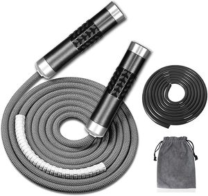 Personnalisation ZJFIT logo personnalisé de haute qualité poignée professionnelle en aluminium entraînement de fitness <span class=keywords><strong>corde</strong></span> à <span class=keywords><strong>sauter</strong></span> réglable - Product Image 1