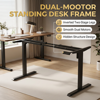 Support de table à quatre colonnes AOR en acier laminé à froid, double moteur, double section inversée, vente en gros d'usine