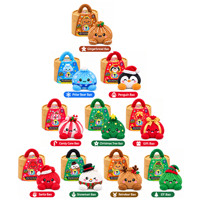 Nouveauté 2026 : Jouets Squishy Anti-stress en Peluche de Noël, Modèles Dumplings avec Cuiseur Vapeur, Père Noël Mignon, Sapins de Noël et Elfe, Cadeau Baozi
