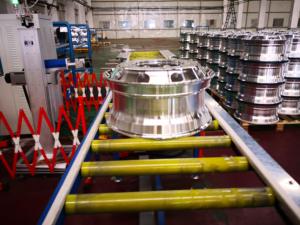 Jantes de 8 roues polies de 22.5x9 <span class=keywords><strong>pouces</strong></span>, <span class=keywords><strong>10</strong></span> <span class=keywords><strong>trous</strong></span>, pour <span class=keywords><strong>remorque</strong></span> de camion léger, robuste, vente en gros - Product Image 4