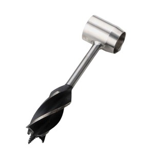 Manual Auger Drill Bit 45 Steel Durable Outdoor Survival Tool For Wood Drilling - Product Image 4