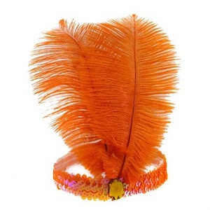 Bandeau Costume Flapper Headpiece pour Femme Bandeau Plume pour <span class=keywords><strong>Gatsby</strong></span> Thème Fête Carnaval - Product Image 1