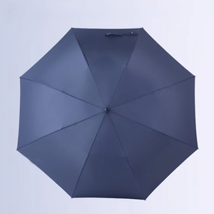 Customized Classic Advertising <b>Umbrella</b> Outdoor Business Use Two-fold Design Semi-Auto Open Promotional Printed Logo Pongee - Product Image 2