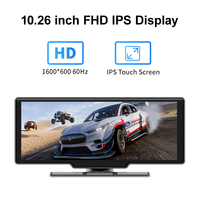 Lecteur multimédia MP5 portable pour voiture avec écran IPS universel de 10,26 pouces, CarPlay sans fil, Android Auto, en stock chez Maustor Factory