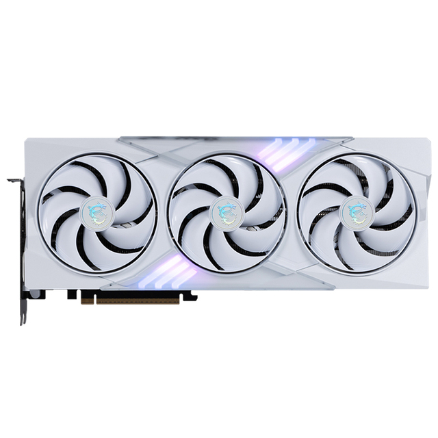 MSI GeForce RTX 5080 16G GAMING TRIO OC WHITE GDDR7 PCI Express 5.0 Graphics Card Extreme Performance: 2715 MHz (MSI Center)